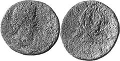 THE COINAGE OF OLYMPIA The Roman Provincial Coinage of Elis - Olympia Estimate: CHF 75.00 2 Assaria (AE, 28 mm, 10.35 g 6), c. early 200s. [illegible inscription] Laureate, draped and cuirassed bust o