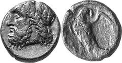 THE COINAGE OF OLYMPIA Multiple Lots of Coins from Olympia Estimate: CHF 400.00 Ten bronzes of the 4th and 3rd centuries. 1-7 Zeus / Eagle Units (19 mm, 7.04 g 6; 18 mm, 6.81 g 1; 20 mm, 6.87 g 5; 18 