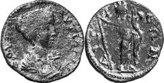 Aegium (Aigion) The coinage of Aegium under the Romans Estimate: CHF 225.00 2 Assaria (AE, 5.84 g, 22 mm, 2), 202-205. FOY QLAVTILLA C Draped bust of Plautilla to right, her hair bound up at the back,
