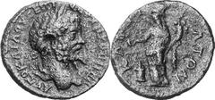 Kaphyai The Severan coinage of Kaphyai Estimate: CHF 1'200.00 Collection of nine Severan assarions, all c. 198-209 unless otherwise noted. Septimius Severus (2). 1392.1 (AE, 6.01 g, 22 mm, 1). Same ob
