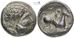 Celts | Kelten Pannonia and Balkan, Celts Tetradrachm. Vogelreiter type Nice patina. Pannonien und Balkan, Kelten Tetradrachme. Typ Vogelreiter Schöne Patina. Panonie a Balkán, Kelti Tetradrachma. Typ