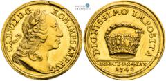House of Habsburg | RDR Charles VII, House of Habsburg Gold medal 1742 (Ducat). Election of the Roman emperor in Frankfurt. Frankfurt. Very rare! Karl VII., RDR Goldmedaille 1742 (Dukat). Wahl zum röm