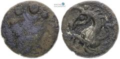 Bohemia, Celts Obol (2nd century BC). Hippocampus type Traces of corrosion. Very rare! Böhmen, Kelten Obol (2. Jh. v. Chr.). Typ Hippocampus Korrosionsspuren. Sehr selten! Čechy, Kelti Obol (2. stol. 