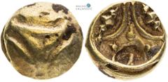 Poland, Celts Stater (2nd half of 1st century BC). Modlniczka type Light traces of corrosion. Extremely rare! Polen, Kelten Stater (2. Hälfte des 1. Jh. v. Chr.). Typ Modlniczka Kleine Korrosionsspure