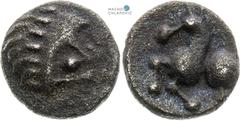 Bohemia, Celts Obol. Stradonice type Light traces of corrosion. Böhmen, Kelten Obol. Typ Stradonice Kleine Korrosionsspuren. Čechy, Kelti Obol. Typ Stradonice Drobné stopy koroze. 0,43 g, 7,3-7,4 mm, 