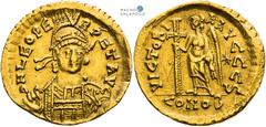 Leo, Roman Empire Solidus. Officina S. Constantinople. Leo, Römische Kaiserzeit Solidus. Offizin S. Konstantinopel. Leo, Římské císařství Solidus. Oficína S. Konstantinopol. 4,4 g, 20-21 mm, Au, RIC 6