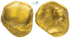 Celts | Kelten Bohemia or Moravia, Celts Stater (2nd half of 2nd century BC). Muschel type – prototype. Rare! Böhmen oder Mähren, Kelten Stater (2. Hälfte des 2. Jh. v. Chr.). Muscheltyp – Prototyp Se