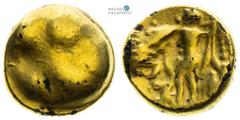 Celts | Kelten Moravia / Lower Austria, Celts 1/3 Stater – gold plated (3rd/2nd century BC). Athena Alkidemos type. Mähren / Niederösterreich, Kelten 1/3 Stater – Subärat (3./2. Jh. v. Chr.). Typ Athe