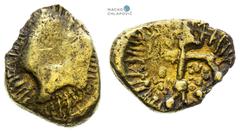 Celts | Kelten Austria, Celts 1/8 Stater – gold plated. Neubau type. Österreich, Kelten 1/8 Stater – Subärat. Typ Neubau Rakousko, Kelti 1/8 Statéru – suberát. Typ Neubau 0,53 g, 8-10 mm, Kostur – Gáš