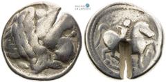 Celts | Kelten Pannonia and Balkan, Celts Tetradrachm. Imitation of Philippos II. Test cut. Pannonien und Balkan, Kelten Tetradrachme. Philipps II. Imitation Prüfhieb. Panonie a Balkán, Kelti Tetradra