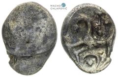 Moravia / Lower Austria, Celts. Obol (1st half of 2nd century BC). Roseldorf / Němčice II type. Mähren / Niederösterreich, Kelten. Obol (1. Hälfte des 2. Jh. v. Chr.). Typ Roseldorf / Němčice II. Mora