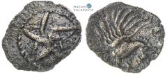 Southern Moravia / Lower Austria, Celts. Obol (2nd/1st century BC). Forepart of Pegasos type. Traces of corrosion. Rare! Mähren / Niederösterreich, Kelten. Obol (2./1. Jh. v. Chr.). Typ Pegasos-Protom