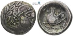 Pannonia and Balkan, Celts. Tetradrachm. Schnabelpferd type. Pannonien und Balkan, Kelten. Tetradrachme. Typ Schnabelpferd. Panonie a Balkán, Kelti. Tetradrachma. Typ Schnabelpferd. 9,17 g, 22-23 mm, 