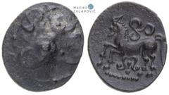 Celts | Kelten Southwestern Slovakia. Celts. Obol (3rd/2nd century BC). Triskeles and lyra type. Nice patina. Extraordinary specimen! Rare! Südwestslowakei. Kelten. Obol (3./2. Jh. v. Chr.). Typ Trisk