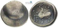 Celts | Kelten Northwestern Slovakia. Celts. Tetradrachm. Velký Bysterec type. Nordwestslowakei. Kelten. Tetradrachme. Typ Velký Bysterec. Severozápadní Slovensko - oblast púchovské kultury. Kelti. Te