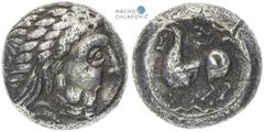 Celts | Kelten Serbia, Scordisci. Celts. Tetradrachm (3rd/2nd century BC). Helmschweifreiter type. Rare! Serbien, Skordisker. Kelten. Tetradrachme (3./2. Jh. v. Chr.). Typ Helmschweifreiter. Selten! S