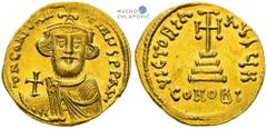 Byzantine Empire | Byzantinisches Reich Constans II. Byzantine Empire. Solidus (650–651). Constantinople. MInt lustre in the fields. Konstans II.. Byzantinisches Reich. Solidus (650–651). Konstantinop