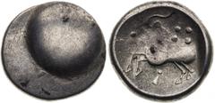 Celtic Northern Slovakia Cotini / Kelten Norden den Slowakei Cotini AR Tetradrachm, Velký Bysterec type, var. D / AR Tetradrachme, typ Velký Bysterec, var. D, 8,91 g, 21,4 mm, Ag, Kolníková 2004, 50, 