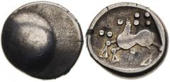 Celtic Northern Slovakia Cotini / Kelten Norden den Slowakei Cotini AR Tetradrachm, Velký Bysterec type, var. G / AR Tetradrachme, typ Velký Bysterec, var. G, 8,83 g, 21,1 mm, Ag, Kolníková 2004, 50, 