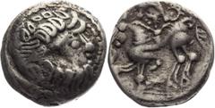 Southwestern Hungary, Celts Tetradrachm, KAPOSTAL type. Region of South-West Hungary Südwesten Ungarn, Kelten Tetradrachme, Typ KAPOSTAL. Region der Südwestungarn Jihozápadní Maďarsko, Kelti Tetradrac