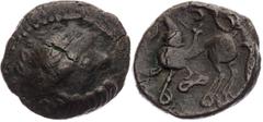 Southwestern Hungary, Celts Tetradrachm, KAPOSTAL type. Region of South-West Hungary Südwesten Ungarn, Kelten Tetradrachme, Typ KAPOSTAL. Region der Südwestungarn Jihozápadní Maďarsko, Kelti Tetradrac