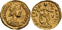 Roman Empire / Römische Kaiserzeit Valentinianus III, Roman Empire Solidus (425 - 455) Valentinianus III., Römische Kaiserzeit Solidus (425 - 455) Valentinianus III., Římske císařství Solidus (425 - 4