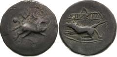 Ancient coins / Antike Northern Slovakia, Cotini, Celts Tetradrachm, Nitra type Obverse weakly struck. Rare! Norden der Slowakei, Cotini, Kelten Tetradrachme, Typ Nitra Vorderseite Prägeschwäche. Selt