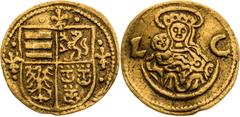 Hungary - Elected Kings / Ungarn Louis II of Hungary, Hungary - Elected Kings 1/4 Ducat (1522 - 1525) It is not known that obols would be minted during the reign of Louis II. in Kaschau (denars were m