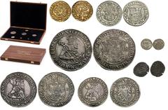 House of Habsburg / RDR Ferdinand I, House of Habsburg Coins of Ferdinand I (7 pcs), The collection contains all regularly used nominal values starting with golden ducat, following with thaler, 1/2 th