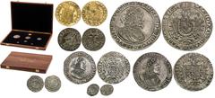 House of Habsburg / RDR Ferdinand III, House of Habsburg Coins of Ferdinand III (7 ks), The collection cointains all regularly used coin nominals. The "largest" nominal is golden ducat, followed by th