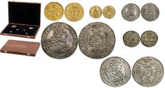 House of Habsburg / RDR Joseph I, House of Habsburg Coins of Joseph I (6 pcs), The collection contains all regularly used coin nominals during the reign of Joseph I. Besides the golden ducat, the "lar