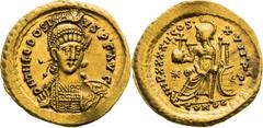 Roman Empire / Römische Kaiserzeit Theodosius II, Roman Empire Solidus (441 - 450) Theodosius II., Römische Kaiserzeit Solidus (441 - 450) Theodosius II., Římské císařství Solidus (441 - 450) Konstant