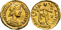 Roman Empire / Römische Kaiserzeit Valentinianus III, Roman Empire Solidus (426 - 430) Valentinianus III., Römische Kaiserzeit Solidus (426 - 430) Valentinianus III., Římské císařství Solidus (426 - 4