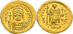 Byzantine Empire / Byzantinisches Reich Justinian I, Byzantine Empire Solidus (542-565) Justinian I, Byzantinisches Reich Solidus (542-565) Justinián I., Byzantská říše Solidus (542-565) Konštantinopo