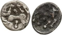 Celts / Kelten Moravia / Lower Austria, Celts Obol (2nd century BC, 2 pcs), Roseldorf/Němčice type II Mähren / Niederösterreich, Kelten Obol (2. Jh. v. Chr., 2 St.), Typ Roseldorf/Němčice II Morava / 