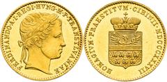 Ferdinand V - Coronation Medals and Tokens Ferdinand I of Austria, Austrian Empire Gold Token 1837 (Ducat), Homage in Sibiu (Transylvania) Rare! Ferdinand I. ( Österreich ), Kaisertum Österreich Goldj