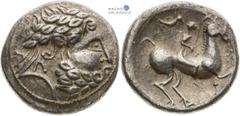 Celts | Kelten Pannonia and Balkan, Celts Tetradrachm. Vogelreiter type Pannonien und Balkan, Kelten Tetradrachme. Typ Vogelreiter Panonie a Balkán, Kelti Tetradrachma. Typ Vogelreiter 13,98 g, 24-25 