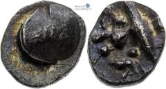 Celts | Kelten Southern Slovakia / Northern Hungary, Celts Obol. Athena Alkidemos type Nice patina. Südslowakei / Nordungarn, Kelten Obol. Typ Athena Alkidemos Schöne Patina. Jižní Slovensko / Severní