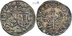 World coins | Münzen der Welt France, World coins Double denier (1582–1608). Lothringen Slightly wavy. Old label included. Frankreich, Münzen der Welt Double denier (1582–1608). Lothringen Leicht gewe