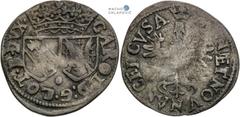 World coins | Münzen der Welt France, World coins Double denier (1625–1675). Lothringen Slightly wavy. Old label included. Frankreich, Münzen der Welt Double denier (1625–1675). Lothringen Leicht gewe