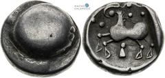 Celts | Kelten Northwestern Slovakia, Celts Tetradrachm. Velký Bysterec type Nordwestslowakei, Kelten Tetradrachme. Typ Velký Bysterec Severozápadní Slovensko - oblast púchovské kultury, Kelti Tetradr