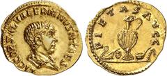 MONNAIES ROMAINES Salonin (258-260) Aureus - Rome (258) D'une insigne rareté et d'une qualité remarquable. Probablement le plus bel exemplaire connu. Exemplaire de la vente Leu 10 du 29 mai 1974, N°36