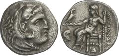 GREEK COINS GREEK COINS Ancient Greece Dracma. 320-306/5 a.C. ANTIGONOS I MONOPHTHALMOS. A NOMBRE y TIPO DE ALEJANDRO III. ABYDOS. MACEDONIA. Anv.: Cabeza de hércules a derecha con tocado de piel de l
