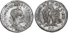 ROMAN COINS ROMAN COINS: ROMAN EMPIRE Roman Coins Tetradracma. Acuñada el 249-251 d.C. TRAJANO DECIO. ANTIOQUIA. Anv.: Busto laureado a derecha visto desde atrás punto debajo (oficina), alrededor leye