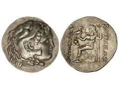 Tetradracma. ALEJANDRO MAGNO. MESEMBRIA. 17,10 grs. AR. Similar lote anterior. Müller-454. EBC.