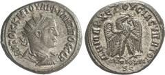 ROMAN COINS: ROMAN EMPIRE Roman Coins Tetradracma. 244-249 d.C. FILIPO I. ANTIOQUIA. Anv.: Busto laureado a derecha, alrededor leyenda. Rev.: Águila en pie a derecha, alrededor leyenda, en exergo ANTI