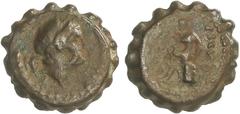 GREEK COINS Ancient Greece AE 12. 154-145 a.C. ALEJANDRO I BALAS. REINO SELÉUCIDA. Anv.: Cabeza diademada de Alejandro I a derecha. Rev.: Apolo sentado sobre omphalos a izquierda, alrededor leyenda. 2