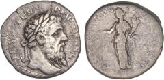 ROMAN COINS: ROMAN EMPIRE Roman Coins Denario. 193 d.C. PERTINAX. Anv.: IMP. CAES. P. HELV. PERTIN. AVG. Busto laureado a derecha. Rev.: AEQVIT. AVG. (TR. P. C)OS. II. Equidad en pie a izquierda con b