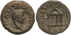 CELTIBERIAN COINS Peseta Period As. 14-36 d.C. ÉPOCA DE TIBERIO. EMERITA AUGUSTA (MÉRIDA, Badajoz). Anv.: TI. CAESAR AVG. PONT. MAX. IMP. Cabeza laureada de Tiberio a derecha. Rev.: AETERNITATI AVGVST