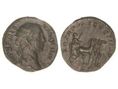 ROMAN COINS: ROMAN EMPIRE Dupondio . 229 d.C. ALEJANDRO SEVERO . ROMA . Anv.: IMP. SEV. ALEXANDER AVG. Busto radiado a derecha. Rev.: P. M. TR. P. VIII COS. II I. P. P. SC. Emperador en cuadriga a der